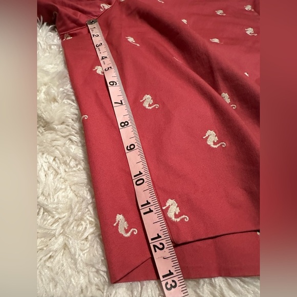 Talbots Women’s Size 8 Stylish Red With Seahorses Shorts EUC - Picture 4 of 7